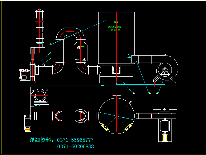 热风炉安装系统示意图